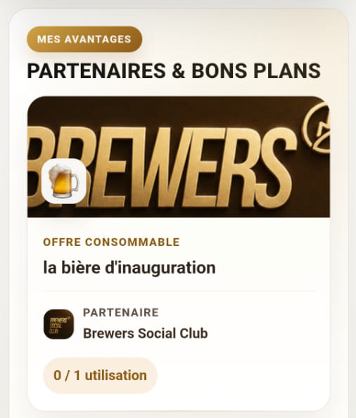 Mes avantages