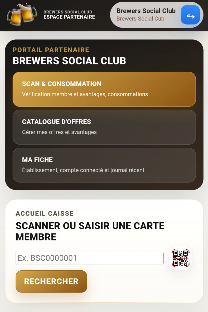 Portail partenaire