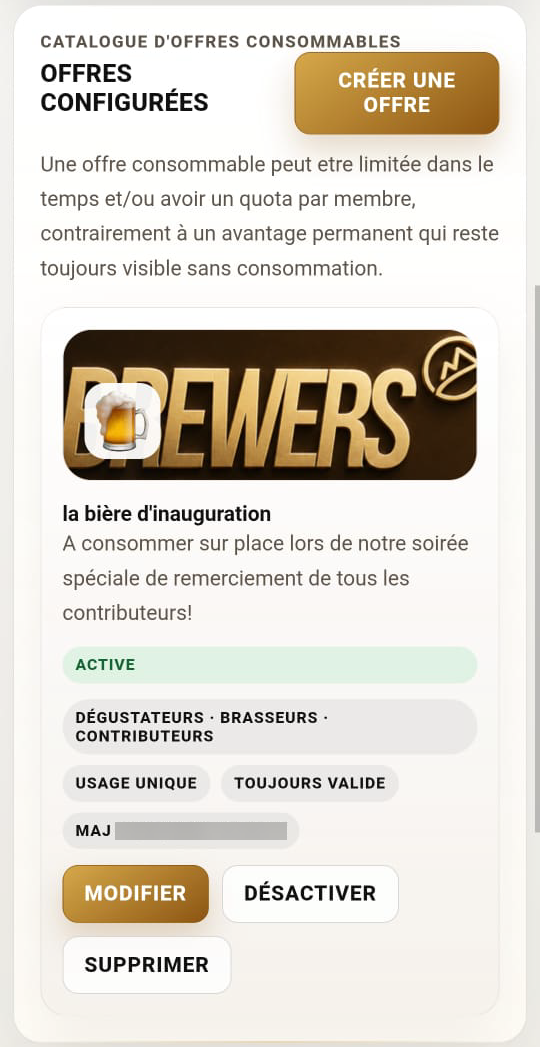 Catalogue partenaire